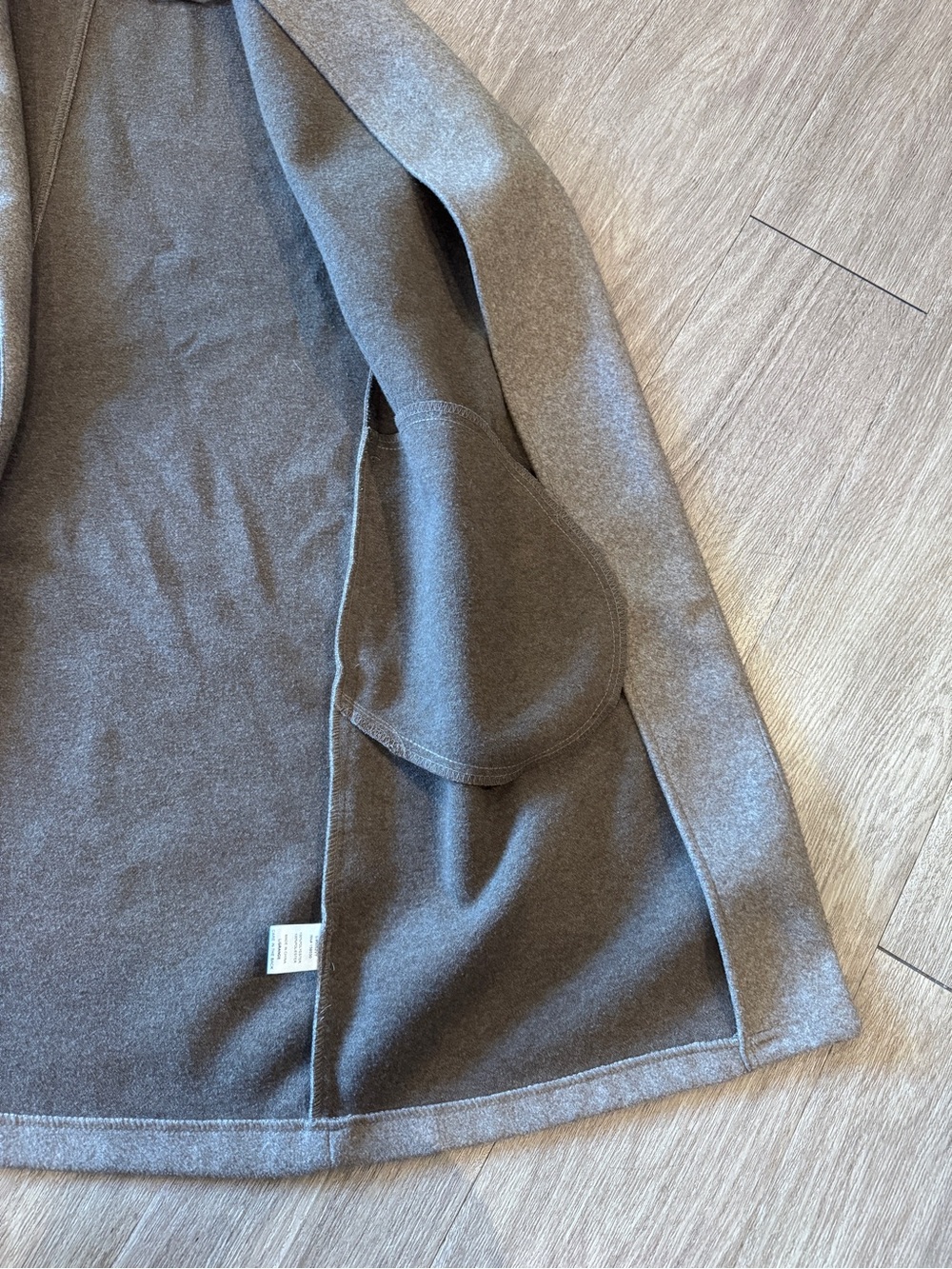 Love Tree Long Cool Brown Blazer Vest - Picture 6 of 11